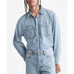 Calvin Klein Men's Origin Denim Shirt - Origin Blue 2XL